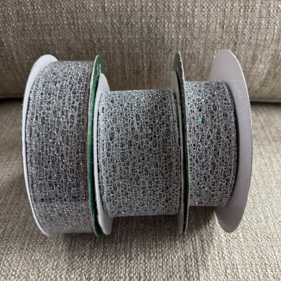 3 Rolls Holiday Kirkland Wire-edged Ribbon, 120 yards approx total - Picture 6 of 6
